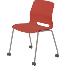 Chair, Armless, 4-leg, Casters, 22"x19-7/10"x31-7/10", CLY