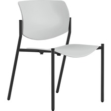 Stack Chair, Armless, 22"x25"x33", WE Plastic/BK Frame