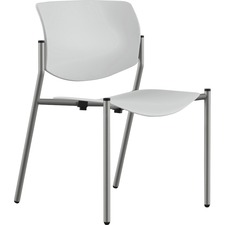 Stack Chair, Armless, 22"x25"x33", WE Plastic/SR Frame