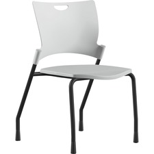 Stack Chair, Armless, 21"x26"x33", WE Plastic/BK Frame