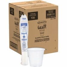 Cold Cups, Plastic, 3.5oz., 2500/CT, Translucent