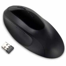 Mouse, Wireless, Ergo, 6"Wx4"Lx8"H, Black