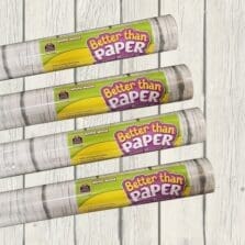 Bulletin Board Roll, 4'Wx12'H, 4/PK, White/Gray