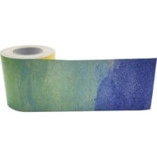 Border Trim, Watercolor, 3"Wx50'L, Multi