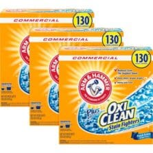 Laundry Detergent, Powder, OxiClean, 130 Loads, 10 lb, 3/CT, WE