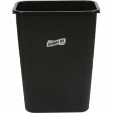 Wastebasket, 9-2/5"Wx15-1/5"Lx19-9/10"H, Black