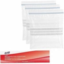 Food Storage Bags, Reclosable, 1 Gal, 1.75mil, 40/BX, 9BX/CT, CL