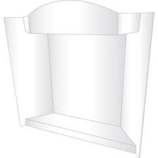 Display Board, 3D, 48"Wx2/5"Lx39"H, 12/CT, White