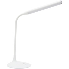 Desk Lamp, w/11-1/2" Head, LED, 6-Watt, 6-3/4"Dia Base, 15"H, WE