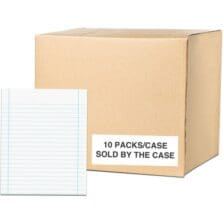 Paper, Exam, Regents, 20 lb, Folded 8"x10", 250/PK, 10PK/CT, WE
