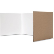 Sturdy Carrel w/Corrugated, 12"X48", 24/PK, WE