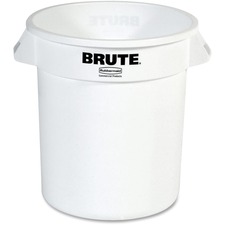Brute Round Container, 10Gal, 15.6"Diax17.3"H", 6/CT, WE