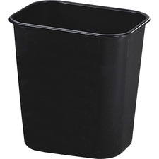 Waste Bin, Plastic, 13 Qrt, 11-3/8"x8-1/4"x12-1/8", 12/CT, BK