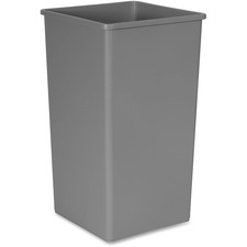 Waste Container, 50 Gal, 19-1/2"x19-1/2"x34-1/3", 4/CT, Gray