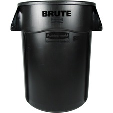 Waste Container, Brute, w/Handles, 44 Gallon, 4/CT, Black