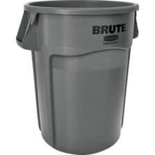 Waste Container, Brute, w/Handles, 44 Gallon, 4/CT, Gray