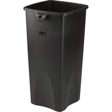 Waste Container, Sqre, 23 Gal, 15-1/2"x16-1/2"x30-9/10", 3/CT, BK