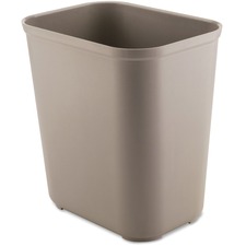 Wastebasket, Fire-Resist, 28Qt, 14-1/2"x10-1/2"x15-1/2", 6/CT, BG