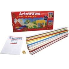 Artstraw, 3/20"Wx3/20"Lx16"H, 300/BX, Assorted