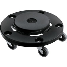 Brute Round Dolly, 350 Lb. Load Cap, 2/CT, Black
