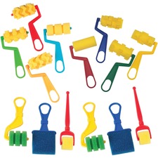 Roller and Brush Set, 2-3/4"Wx8-1/5"Lx5-1/2"H, 14/ST, AST