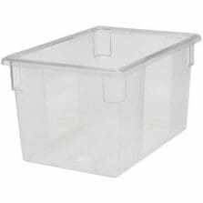 Food Box, No Lid, Poly, 21.5 Gallon, 26"x18"x15", 6/CT, CL
