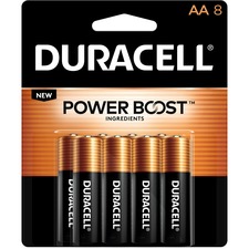 Batteries, AA, Alkaline, 8/PK, 8BX/CT, 6BX/CT, BK/GD