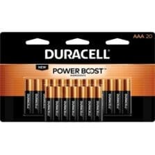Batteries, AAA, Alkaline, 20/PK, 12PK/CT, Gold/Black