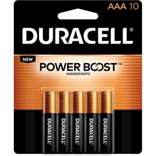 Batteries, AAA, Alkaline, 10/PK, 10PK/BX, 4BX/CT, Gold/Black