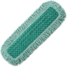Dust Mop, Hygen, Microfiber, Fringed, 24", 6/CT, Green
