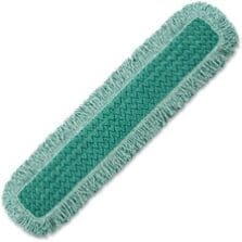 Dust Mop, Hygen, Microfiber, Fringed, 36", 6/CT, Green