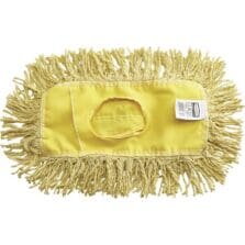 Dust Mophead, Trapper, 24"x5", 12/CT, Yellow