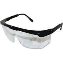 Safety Eyewear, Adjustable Temples, 12/BX, 12BX/CT, BK/CL