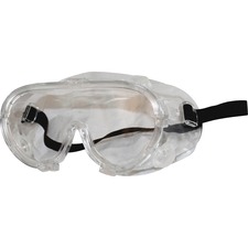 Safety Goggles, w/Vent Caps, UV Protection, 12/BX, 5/CT, CL