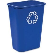Recycle Container, 41-1/4 Qt, 20"x10"x15-1/4/", 12/CT, Blue