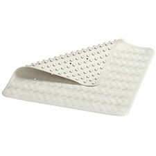 Bath Mat, Suction-backed, Latex-fee, 16"x28", 12/CT, White