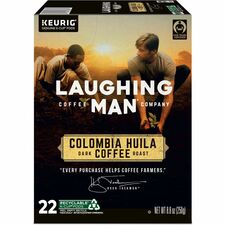 Coffee, Colombia Huila, Dark Roast, K-Cup, 22/BX, Brown