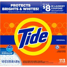 Laundry Detergent, w/Acti-Lift, Powder, Tide, 143oz, 2/CT, WE