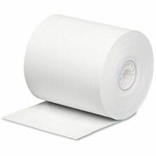 Impact and Inkjet Printing Bond Paper Rolls, 0.5" Core, 3" x 165 ft, White