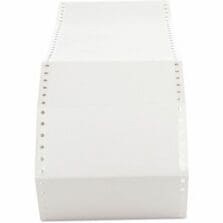 Dot Matrix Printer Labels, Dot Matrix Printers, 2.94 x 5, White, 3, 000/Box