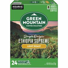 Coffee, Ethiopia Supreme, Light Roast, K-Cup, 24/BX