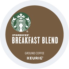 Coffee, Breakfast Blend, Medium Roast, K-Cup, 24/BX