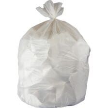 Can Liners, 16Gal, 0.04 mil, 24"x32", 500/CT, White