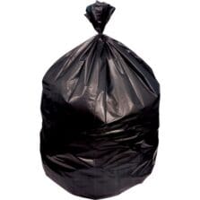 Can Liners, 56 Gal, 22 mic, 43"x48", 150/CT, Black