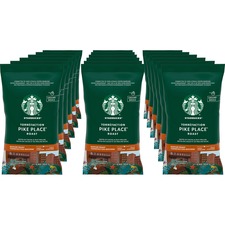 Ground Coffee, 2.5oz., 18/BX, Medium/Pike Place Roast