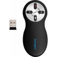 Presenter, Laser, Wireless, w/Nano Receiver, 4-Button, BK