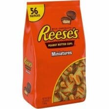 Candy, Peanut Butter Cups, Miniatures, 56 oz Bag