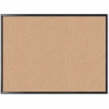 Corkboard, Self-Healing, Wood Frame, 48"x36", NL/BK