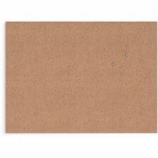 Cork Board, Canvas, Frameless, 24"x7/10"x18", Natural
