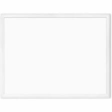 Whiteboard, Magnetic, Painted Steel, Wood Frame, 40"x30", WE
